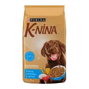 Alimento para Perros K-Nina Purina Cachorro Carne Arroz y Creales 2kg
